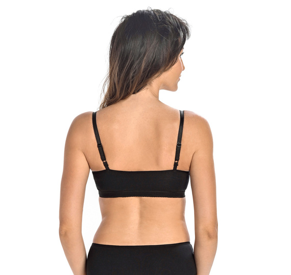 2717 Bianca braletka biustonosz miękki bez fiszbin Teyli - czarny