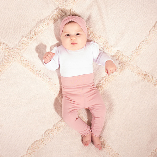 Body niemowlęce dziewczęce 220098 Nicol bawełna, eleganckie