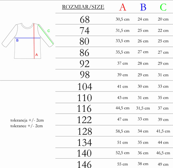 214140 Muki Bluzka bawełniana z długim rękawem Nicol