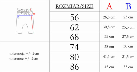 169080 Spodnie niemowlęce Nicol