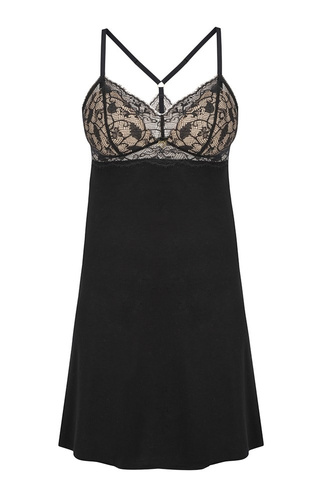 Victoria Koszulka Nocna NIPPLEX-beżowy