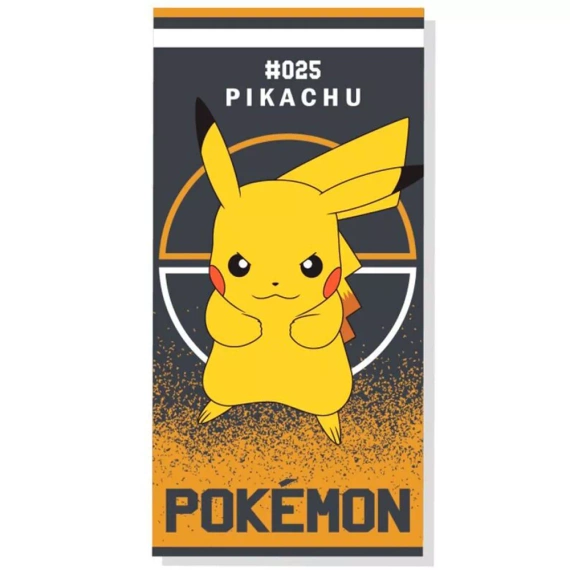 Pokemon Ręcznik plażowy Setino żółty