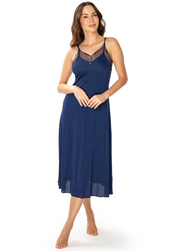 86648 Pari koszula nocna damska Mewa granatowy