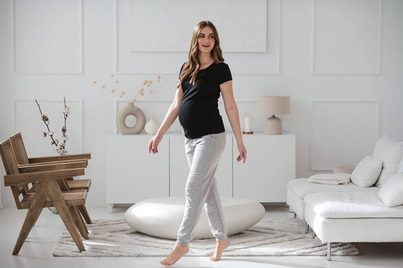 Belly bluzka ciążowa Milk&Love czarny