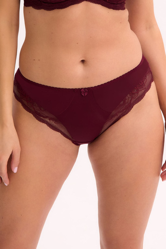 GFP 931 Veronika Figi damskie Gaia  chianti– bordo, klasyczne z koronką