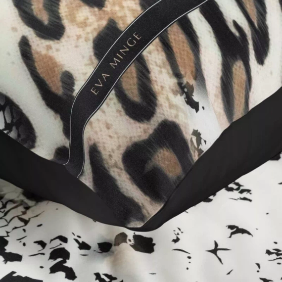 Eva 20 pościel satynowa pantera Eva Minge Eurofirany czarny