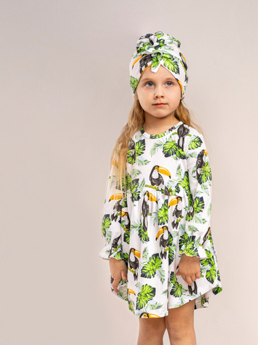 186169 Sukienka bawełniana "Tukan" Nicol