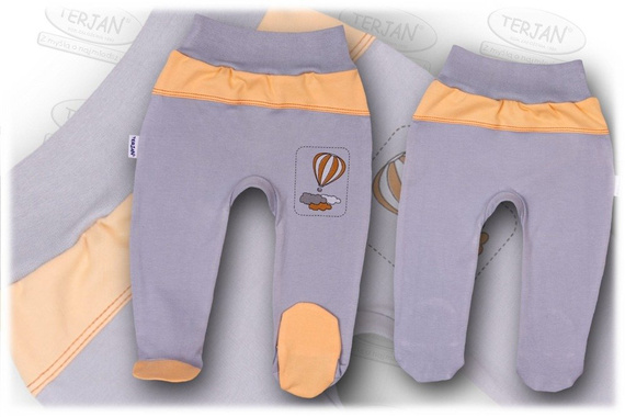 Półśpiochy bawełniany "BALONIK" żółty