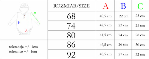 210099 Teddy Body z długim rękawem Nicol