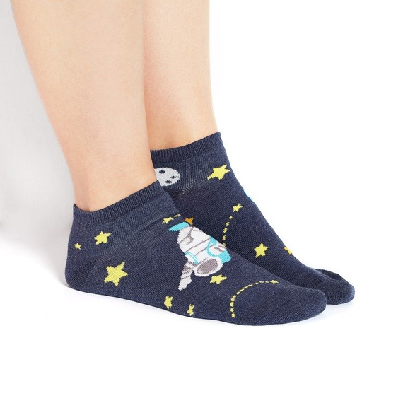 Stopki Good Stuff " nie do pary " Soxo -jajka i bekon szary niebieski