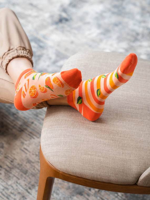 035 Zakostki Męskie Asymetryczne More - brzoskwiniowy 021