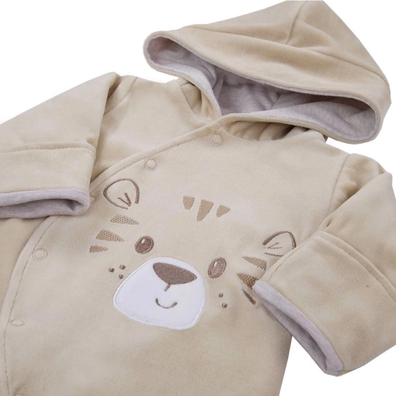 "Baby Love" Pajac welurowy Ewa Klucze - niebieski