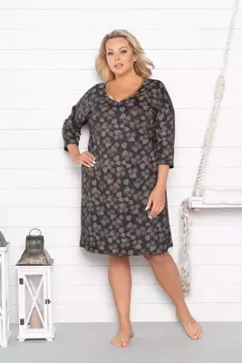 Pinnia koszula damska 3/4 Italia Fashion - druk