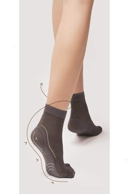 M 1101 Skarpetki Body Care Massage 40den Fiore -tan/odc.beżowego