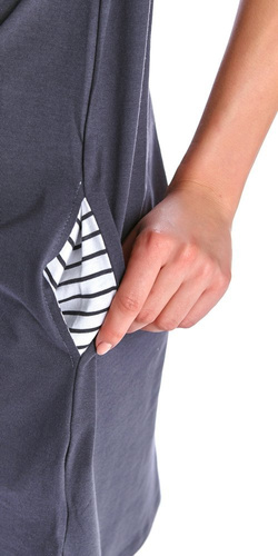 9992 Koszula Nocna do karmienia Doctor Nap - graphite