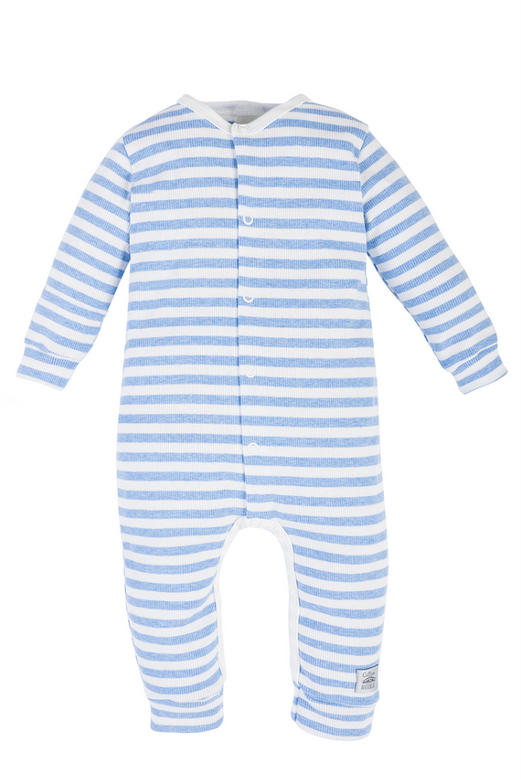 02247BSN "Greco" Pajac bez stópek Makoma niebieski