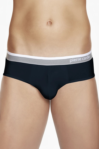 PCU 402 Pierre Cardin granatowe – męskie slipy bawełniane klasyczne, wygodne na co dzień