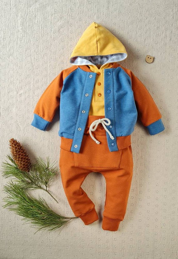 2817 Jack Bluza dresowa Marija - brąz/turkus