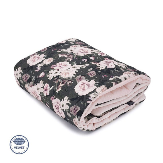 Kocyk Przedszkolaka/Średniaka Sawanna- Velvet Makaszka