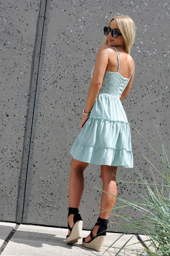 Satrian Mint D53 Sukienka damska Merribel