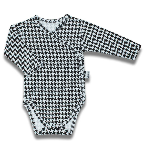 198104 Viki Kopertowe Body z długim rękawem Nicol