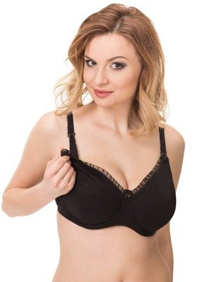 MM46 Biustonosz do karmienia Kostar czarny