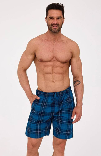 698/19 Spodnie piżamowe Cornette morski-kratka