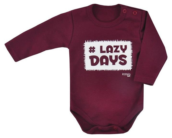 Body niemowlęce  "LAZY DAYS" Koala granatowe
