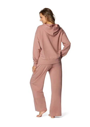 DK-K-B8 Dresowy komplet damski Dkaren - pudrowy