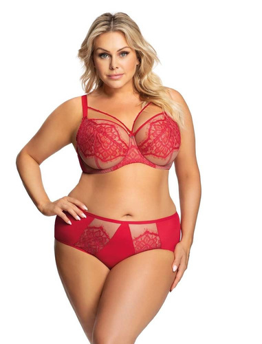 Gorsenia K 616 Memphis Figi damskie Brazyliany czerwony