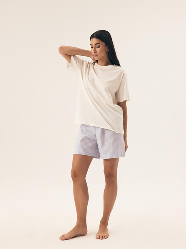 42783 Nanda Piżama Damska Henderson - kremowy