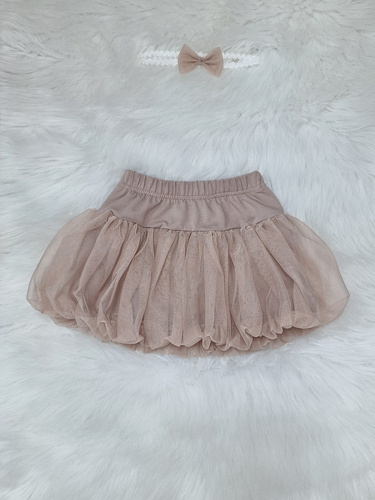 Gracja Spódniczka tiulowa Bambarillo beżowy