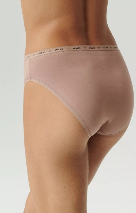 3CLP-010 High Sport Leg Figi damskie Atlantic - ecru-beżowy-ciemny beżowy