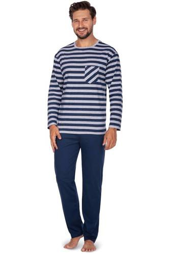 447  Piżama męska  Regina - granatowy