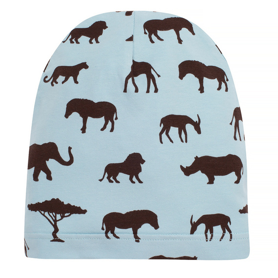 Safari Czapka dziecięca Pinokio - niebieski afryka