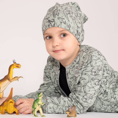 200052 Tirex Bluza dresowa zapinana na zamek Nicol - oliwka