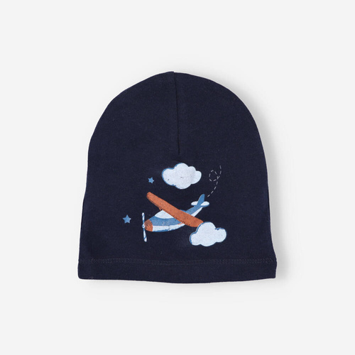 ABN-2675 Samoloty Czapka bawełniana Nini granatowy