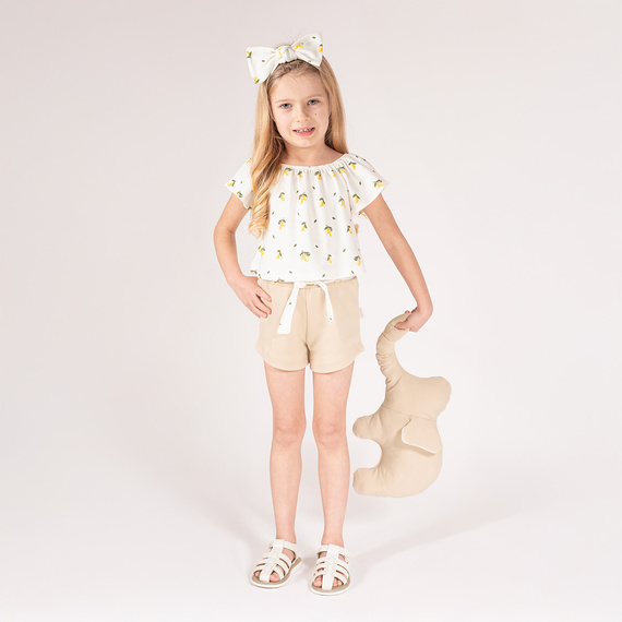 212138 Bluzka z krótkim rękawem "Tola" Nicol - kremowy