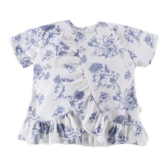 Botanic Bluzka z krótkim rękawem Eevi- biały