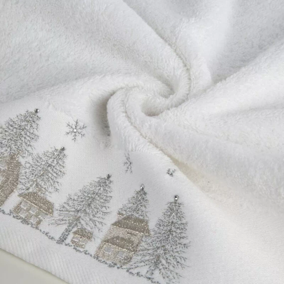 Joy 2 ręcznik świąteczny choinka Eurofirany biały