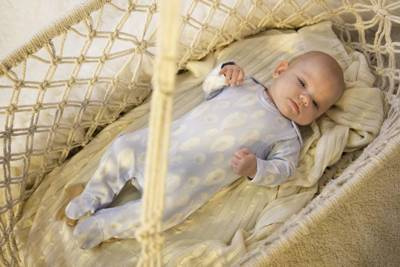 Bamboo Śpiochy niemowlęce z nadrukiem Ewa Klucze- niebieski