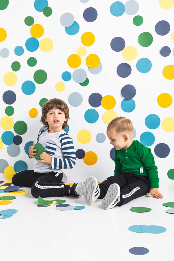 190278 Alex Spodnie dresowe Nicol - czarny