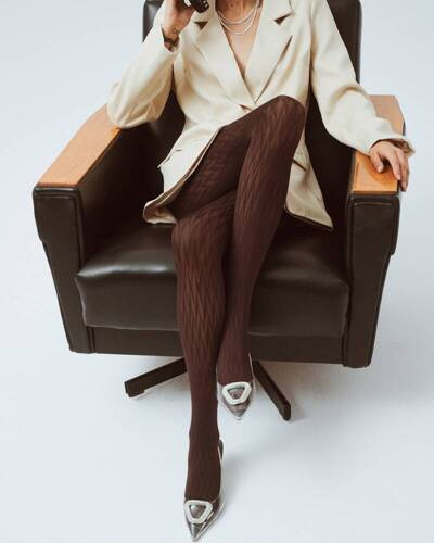 1214 Reyna Rajstopy 60 den Gabriella - coffee