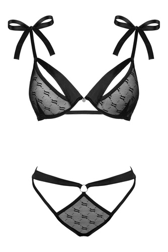 Obsessivia Set Komplet 2-częściowy Obsessive czarny 