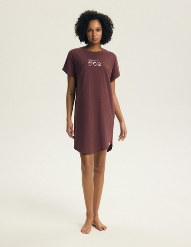 Koszula nocna Henderson Evika 45184 – bawełniana, owocowy nadruk