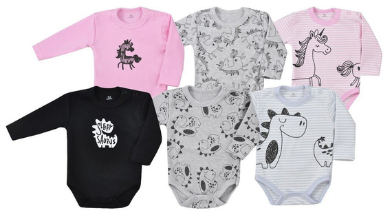 Body niemowlęce "Sleepysaurus" Koala- c.róż