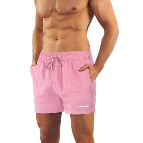 SZ2405 Szorty kąpielowe Sesto Senso różowy