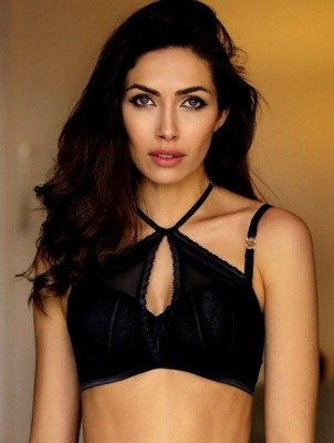 Top Keila Koszulka Damska Unikat- czarna