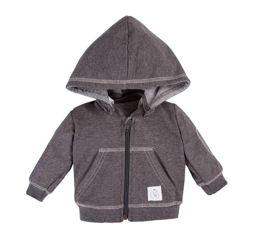 UNIQUE Rozpinana Bluza z kapturem Ewa Klucze- bordo