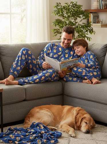 196/319 Capybara 2 Kombinezon męski Cornette – bawełniany, jeansowy, z zabawnym nadrukiem